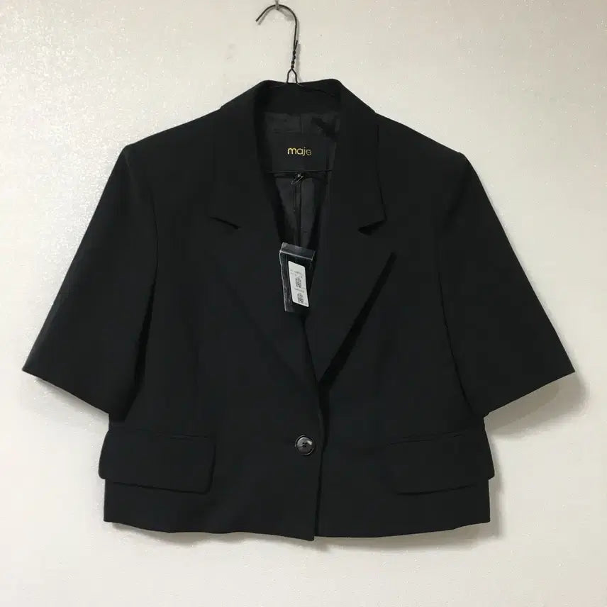 [BUNJANG] MAJE Cropped Short Sleeve Jacket / 새상품 MAJE 마쥬 크롭 반팔 자켓 36