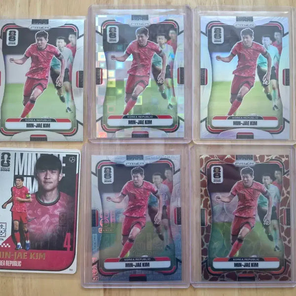 [BUNJANG] Kim Min Jae World Cup Card Bundle Set / 김민재 프리즘 월드컵 카드 판매합니다