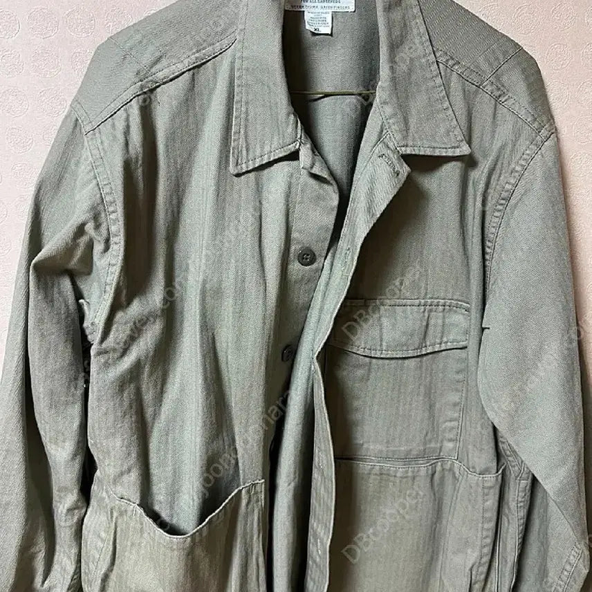 [BUNJANG] Sassafras Crew Half Shirt Olive XL / Sassafras 크루 하프 셔츠 올리브 XL 팔아요