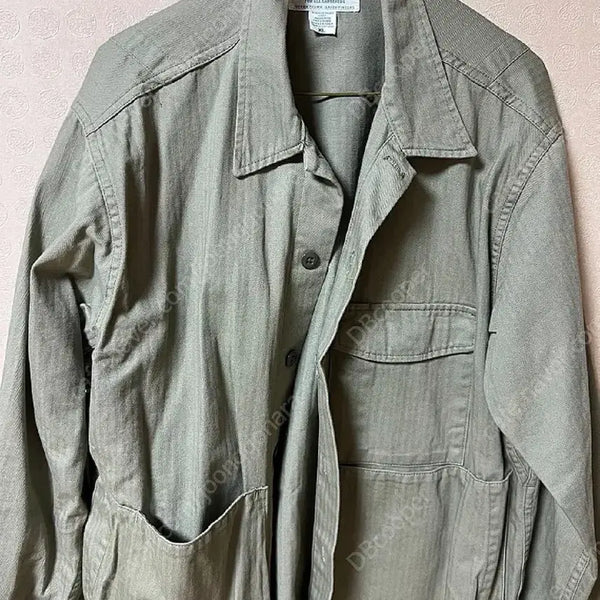[BUNJANG] Sassafras Crew Half Shirt Olive XL / Sassafras 크루 하프 셔츠 올리브 XL 팔아요