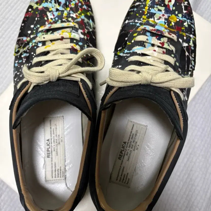 [BUNJANG] Maison Margiela German Army Sneakers Painted / (44)메종 마르지엘라 독일군 스니커즈 페인팅