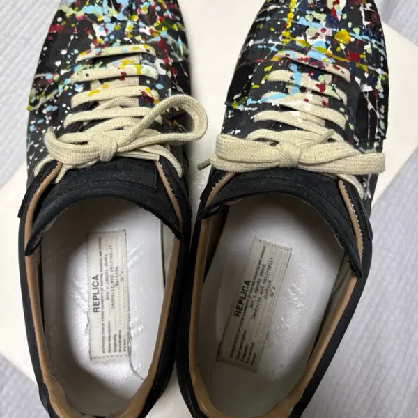 [BUNJANG] Maison Margiela German Army Sneakers Painted / (44)메종 마르지엘라 독일군 스니커즈 페인팅