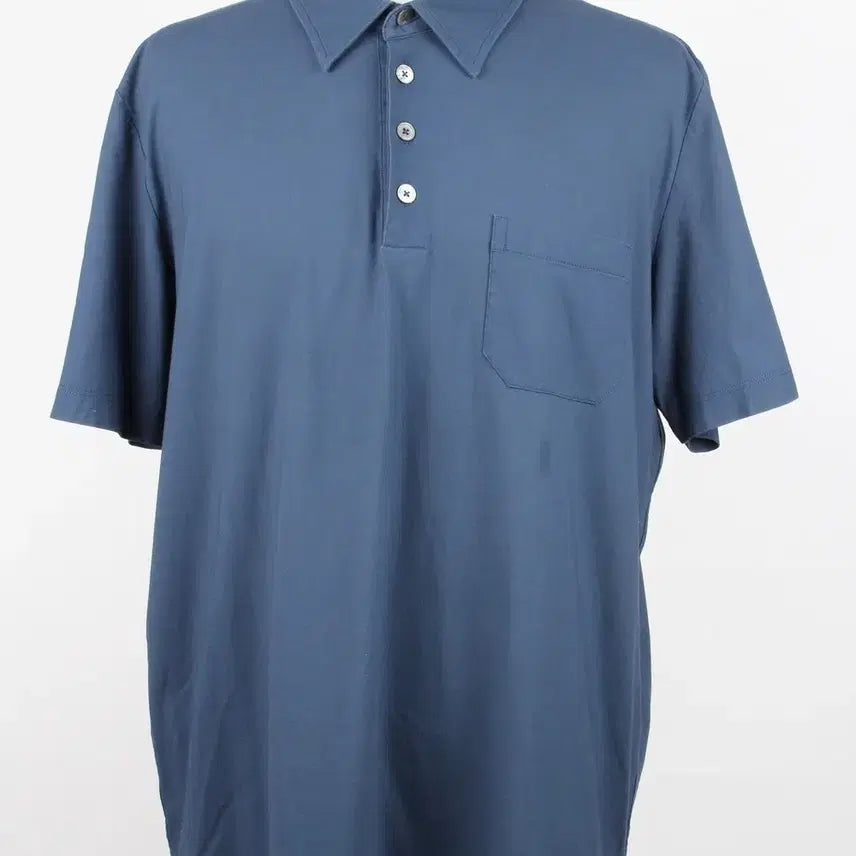 [BUNJANG] Hermes PK T-Shirt Navy XL (105) / 에르메스 PK 반팔티 네이비 XL(105)