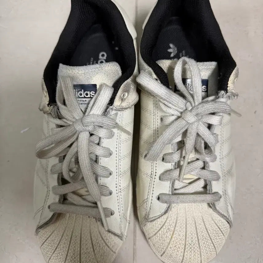 [BUNJANG] Adidas White Sneakers / 아디다스 화이트 운동화 250