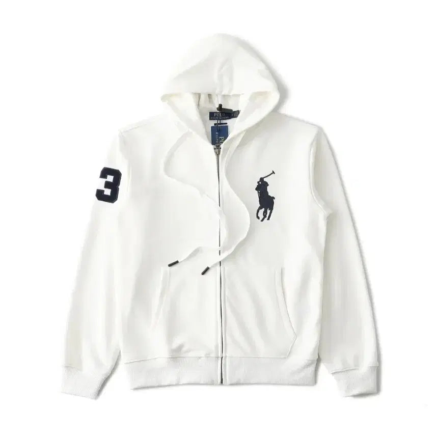 [BUNJANG] Polo Ralph Lauren Big Pony Hoodie Zip-Up / 폴로 빅포니  후드 집업