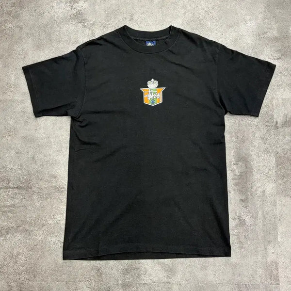 [BUNJANG] Stussy 90s Crown Logo T-Shirt Black L / 90s 스투시 크라운 로고 반팔 티셔츠 USA 블랙 L