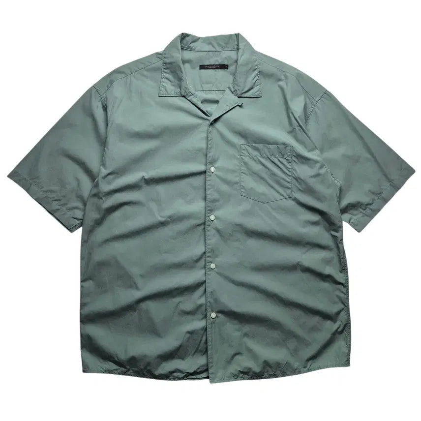 [BUNJANG] Giordano Concept One Open Collar Shirt (Men's XL, Light Green) / [105] 지오다노 컨셉원 셔츠