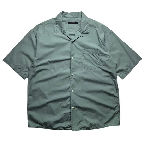 [BUNJANG] Giordano Concept One Open Collar Shirt (Men's XL, Light Green) / [105] 지오다노 컨셉원 셔츠