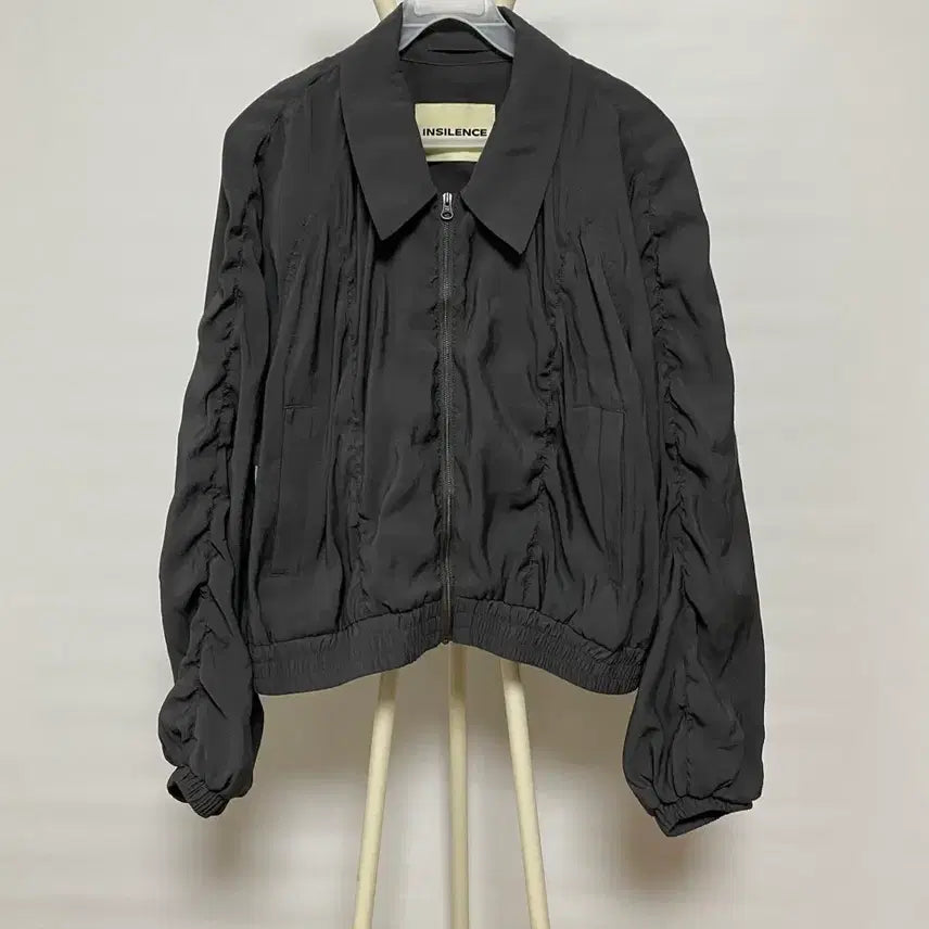 [BUNJANG] INSILENCE Grey Shirring Jacket Size S / INSILENCE 인실렌스 그레이 셔링 자켓 S