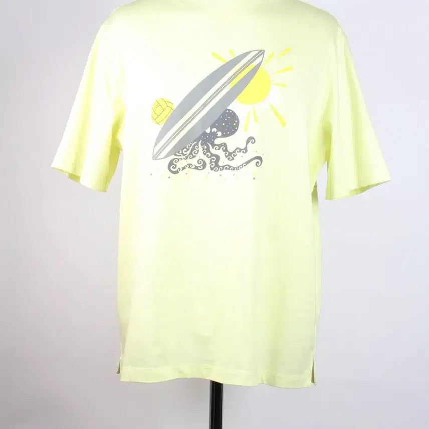 [BUNJANG] Hermes Full Frame Watch T-Shirt Yellow M / 에르메스 풀프 워치 티셔츠 옐로우 M(95)