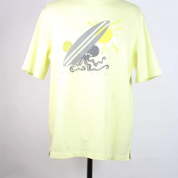 [BUNJANG] Hermes Full Frame Watch T-Shirt Yellow M / 에르메스 풀프 워치 티셔츠 옐로우 M(95)