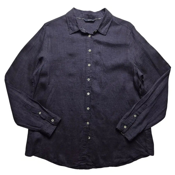 [BUNJANG] Hazzys Linen Shirt / [100] 헤지스 린넨셔츠