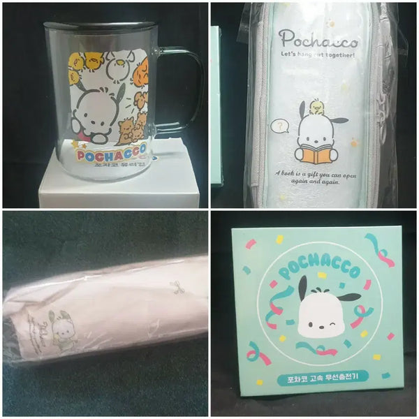 [BUNJANG] Sanrio Pochacco 4-Item Bundle Set / 산리오,포차코,굿즈,새제품,4종