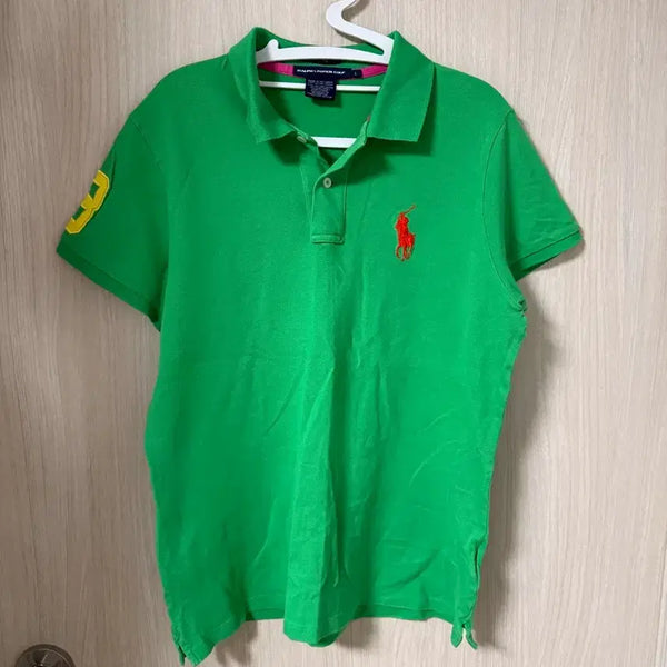 [BUNJANG] Ralph Lauren Women's Golf Polo Shirt - Green, Size L / 폴로 카라티 랄프로렌 골프카라티 여자골프 반팔