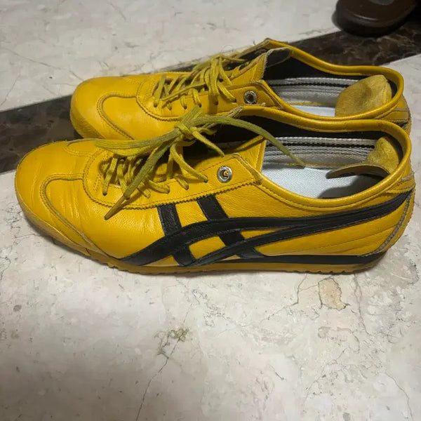[BUNJANG] Onitsuka Tiger Mexico 66 Yellow Black Sneakers / 오니츠카타이거 멕시코 66 옐로우 블랙