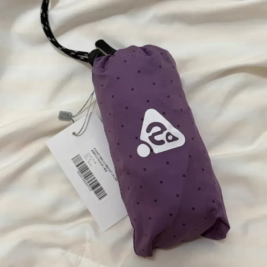 [BUNJANG] Haisan Ultralight Compact Pocket Bag V2 Mini Dot Plum / 하이산 초경량 컴팩트 포켓백 V2 미니도트 플럼