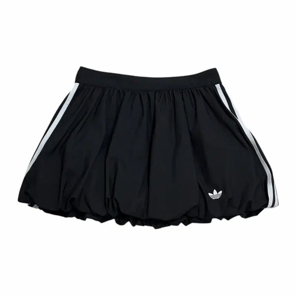 [BUNJANG] Adidas 3-Stripes Balloon Skirt Black Size 32 / 아디다스 삼선 벌룬 스커트 치마 블랙 32