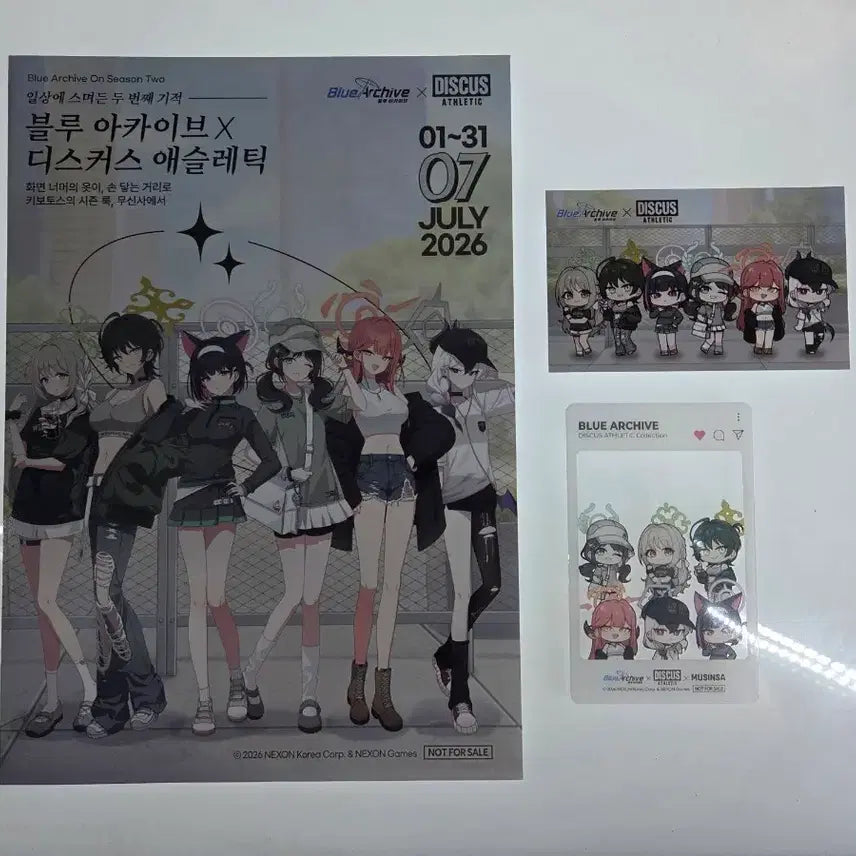 [BUNJANG] Blue Archive Musinsa Goods Bundle Set / 블루아카이브 무신사 굿즈 일괄