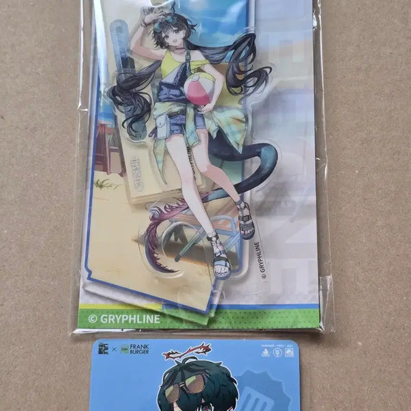 [BUNJANG] Arknights Endfield Frank Burger Collaboration Jin Chenyu Acrylic Stand + Camus Redeem Code / 명일방주 엔드필드 프랭크버거 콜라보 진천우 아크릴스탠드 + 카뮤 리딤