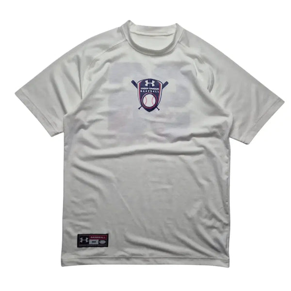 [BUNJANG] Under Armour Baseball T-Shirt White / [S-M] 언더아머 베이스볼 티셔츠