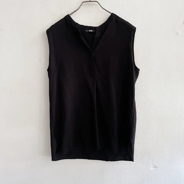 [BUNJANG] Uniqlo Rayon Blouse / L) 유니클로 레이온 블라우스