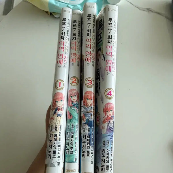 [BUNJANG] Villainess Consort of the Loop: Volume 1-4 Set / 루프 7회차 악역 영애는 신부 생활을 만끽하다  1~4권 세트 팝니다