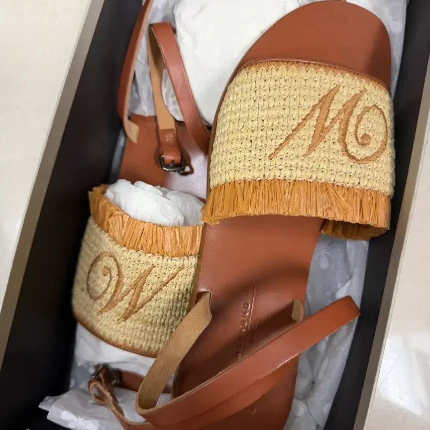 [BUNJANG] Weekend Max Mara Flat Sandals Brown 250 / 위켄드 막스마라 플랫 샌들 250 브라운 (새상품, 박스)