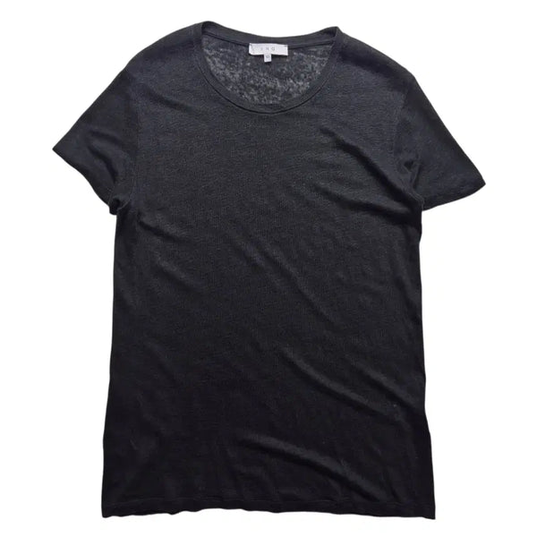 [BUNJANG] IRO Linen Short Sleeve T-Shirt Charcoal (XS) / [XS] IRO 이로 린넨 반팔티셔츠