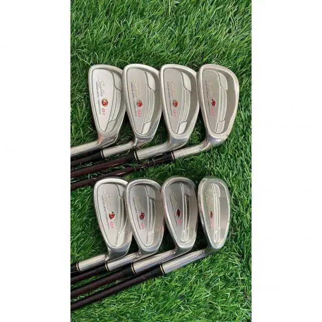 [BUNJANG] S-YARD Senfina Gold Women's Iron Set (5-P, A, S) Lady Flex Carbon Shaft / 여자아이언세트 SYARD(Senfina) 중고아이언세트 골프클럽