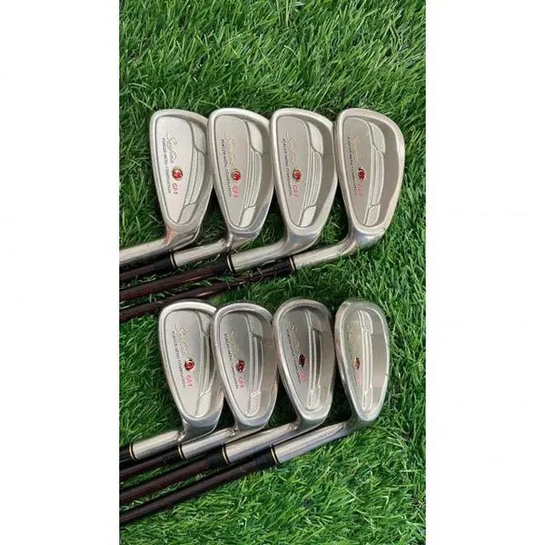 [BUNJANG] S-YARD Senfina Gold Women's Iron Set (5-P, A, S) Lady Flex Carbon Shaft / 여자아이언세트 SYARD(Senfina) 중고아이언세트 골프클럽