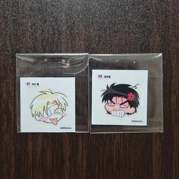 [BUNJANG] Bulchamepion Couple Ttibusil Sticker Set / 불굴의챔피언 불챔 커플 띠부실 스티커 미블 컴퍼니 팝업