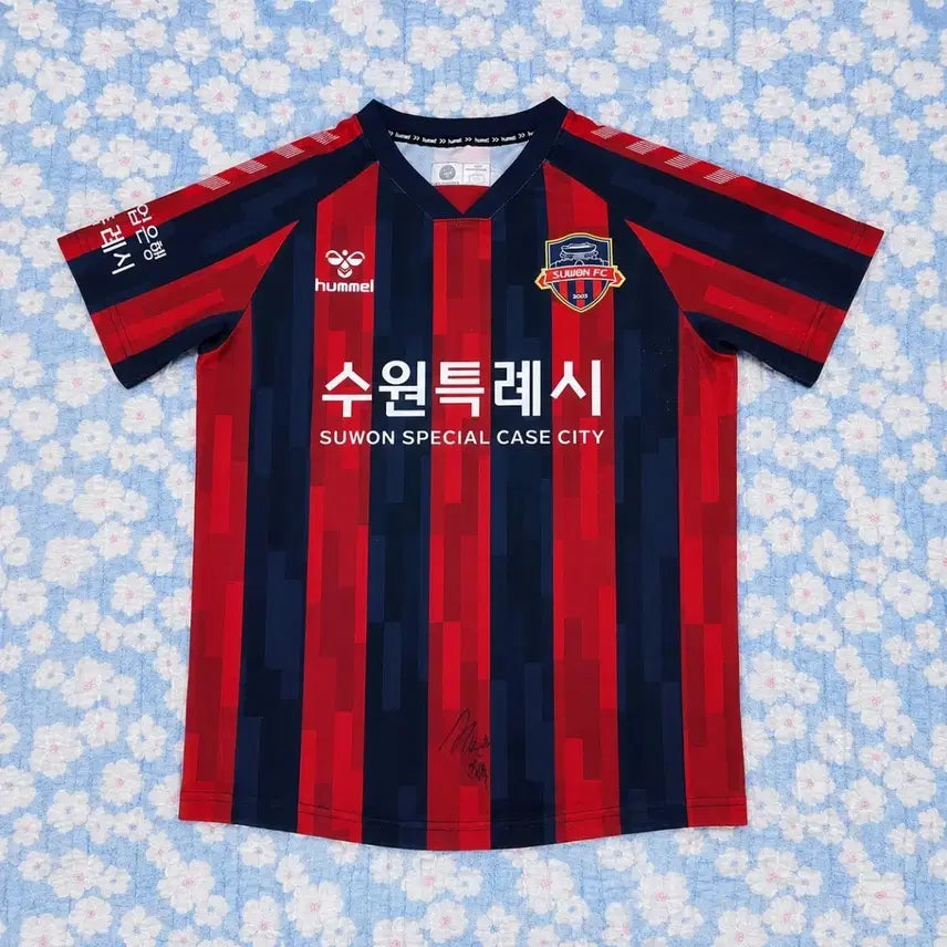 [BUNJANG] Suwon FC 2024 Home Jersey Hummel Size M (11 Marking) / 수원FC 2024 홈 유니폼 11번 마킹 험멜 M