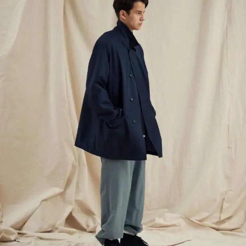 [BUNJANG] nanamica GORE-TEX Short Soutien Collar Coat / [S] 나나미카 고어텍스 숏 수티엥 코트