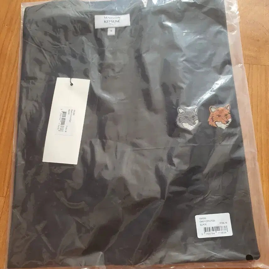 [BUNJANG] Maison Kitsuné Double Fox Head T-Shirt Black M / 메종키츠네 더블 폭스 헤드 반팔티 블랙m