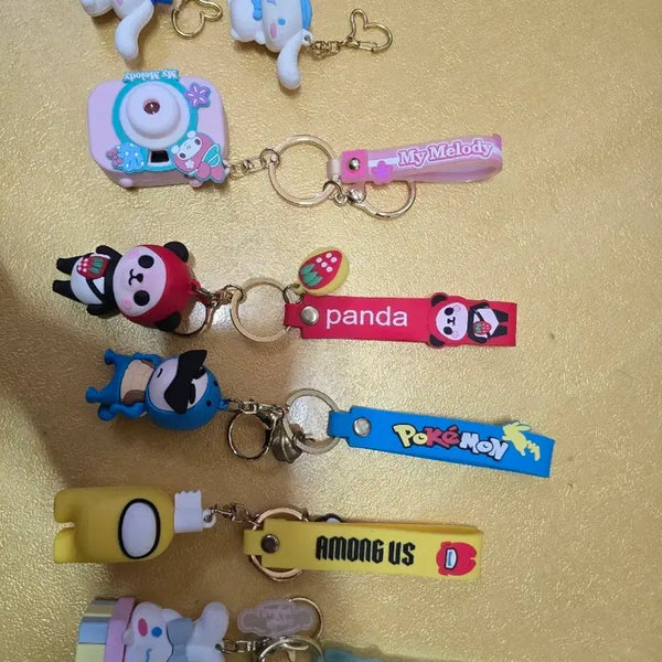 [BUNJANG] Character Keyring Bundle Set (7 pieces) / <일괄> 캐릭터 키링 7개