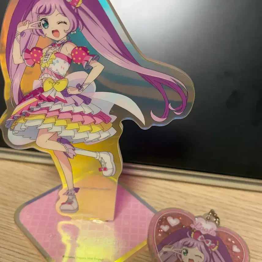 [BUNJANG] PriPara KatsuPara Pop-up Lala Acrylic Stand & Keychain Bundle / 프리파라 카츠파라 팝업 라라 일괄