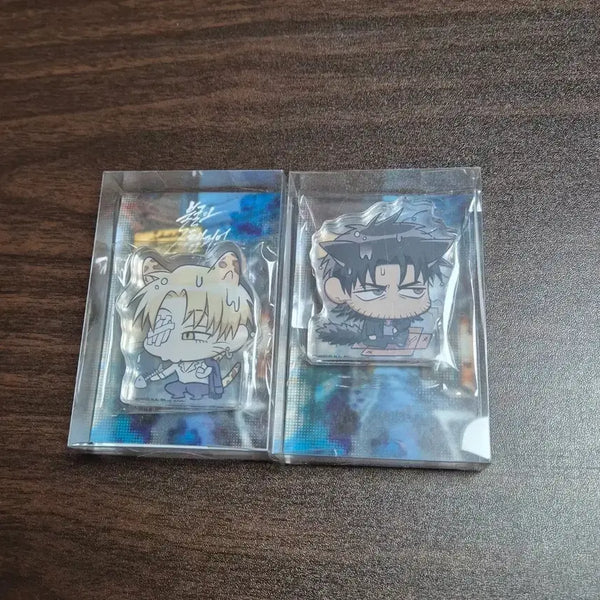 [BUNJANG] Sealed Bulchom Champion Bamgil Josim Acrylic Block Korotto Set / 미개봉 불굴의챔피언 불챔 밤길 조심 아크릴 블록 코롯토 세트
