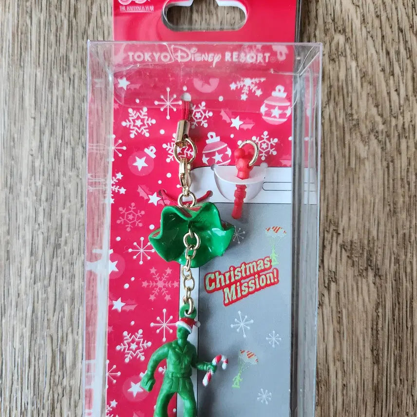 [BUNJANG] Tokyo Disneyland Toy Story Soldier Strap (Christmas Edition) / 도쿄 디즈니랜드 토이스토리 군인 스트랩