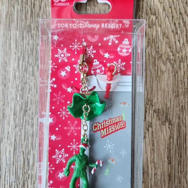 [BUNJANG] Tokyo Disneyland Toy Story Soldier Strap (Christmas Edition) / 도쿄 디즈니랜드 토이스토리 군인 스트랩