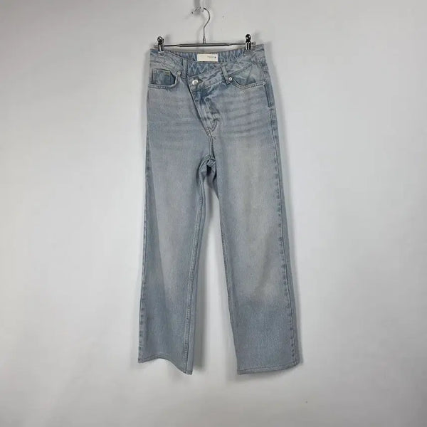 [BUNJANG] Zara Light Wash Wide Leg Denim Pants Women's 27 Inch / 자라 연청 와이드 데님팬츠 여 27인치 260804