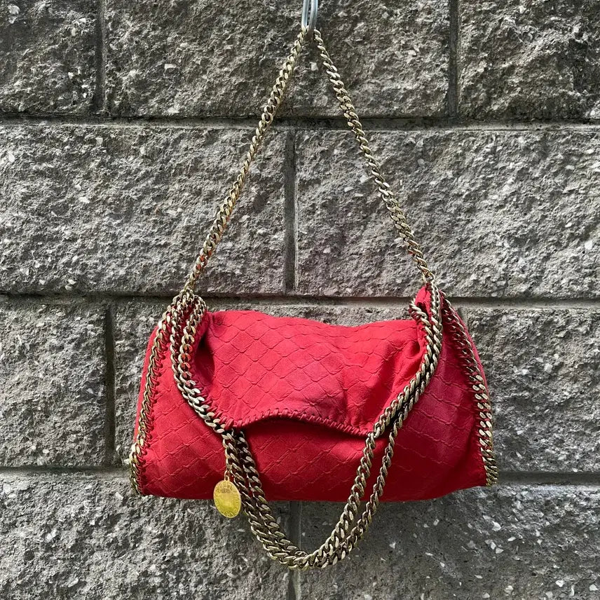 [BUNJANG] Stella McCartney Leather Gold Chain Shoulder & Tote Bag / [OS] 스텔라 매카트니 래더 골드 체인백