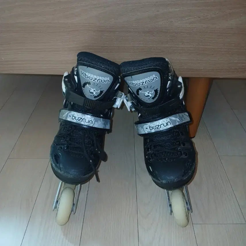 [BUNJANG] BoozRun Inline Skates Black (Size S) / 부즈런 인라인 스케이트 블랙