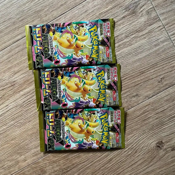 [BUNJANG] Pokemon Card Mega Dream EX Japanese 3-Pack Bundle / 포켓몬카드 메가 드림 EX 일판 3팩