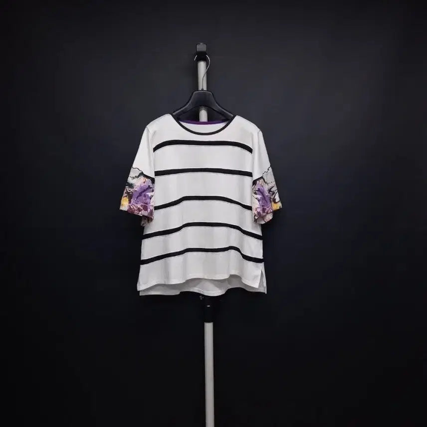 [BUNJANG] MINE Cotton Spring/Summer/Fall Blouse - White Stripe / 마인 MINE 춘하추 면 블라우스 66