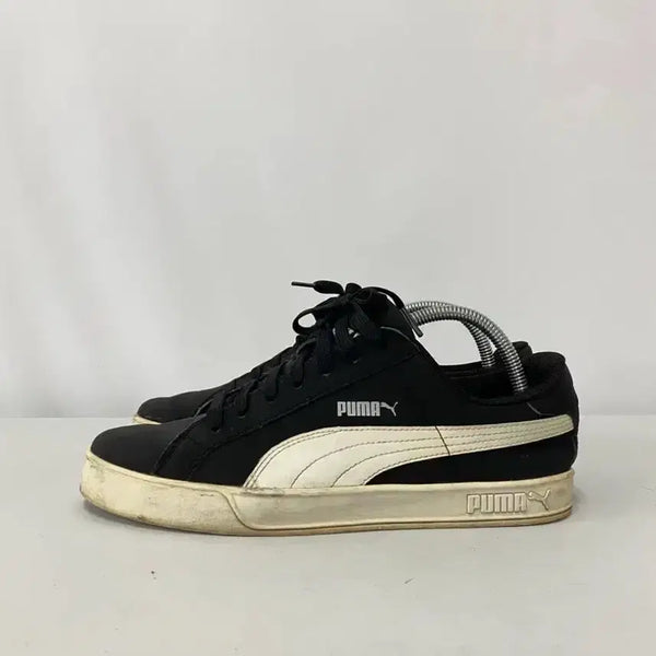 [BUNJANG] Puma Smash Bulk Black White Sneakers (265mm) / 155. 푸마 스매쉬 벌크 블랙 화이트 스니커즈[265]