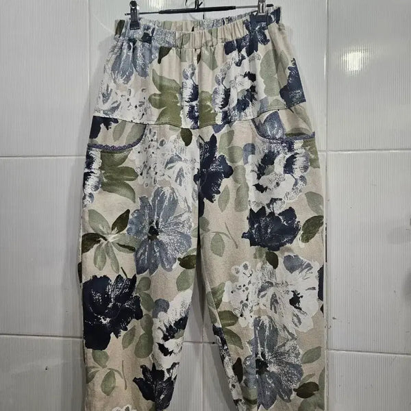 [BUNJANG] Linen Blend Pants (Size M-L) / 린넨팬츠(66~77)새상품
