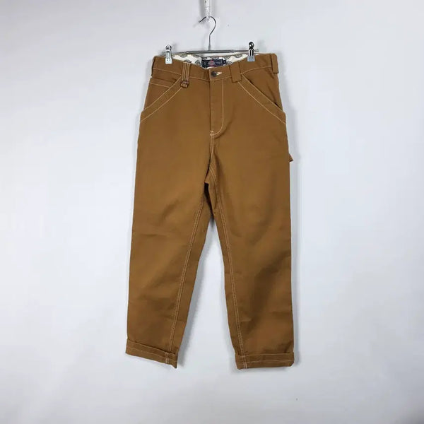 [BUNJANG] Dickies Stitch Carpenter Work Pants Brown / 디키즈 스티치 카펜더 워크 팬츠 브라운 남 33 인치 260804