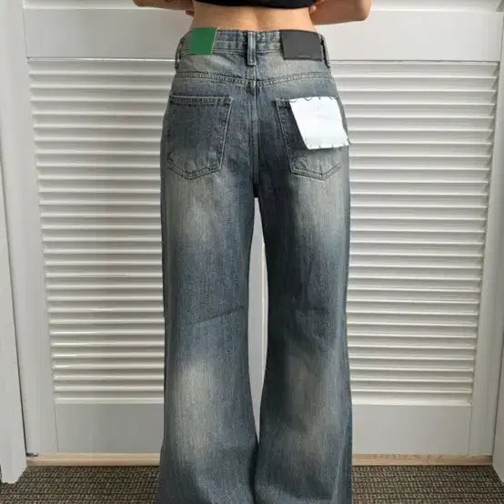 [BUNJANG] YUE PROJECT SANDY WIDE DN Denim Pants / 유프로젝트 yue project SANDY WIDE DN 샌디 와이드 데님 팬츠