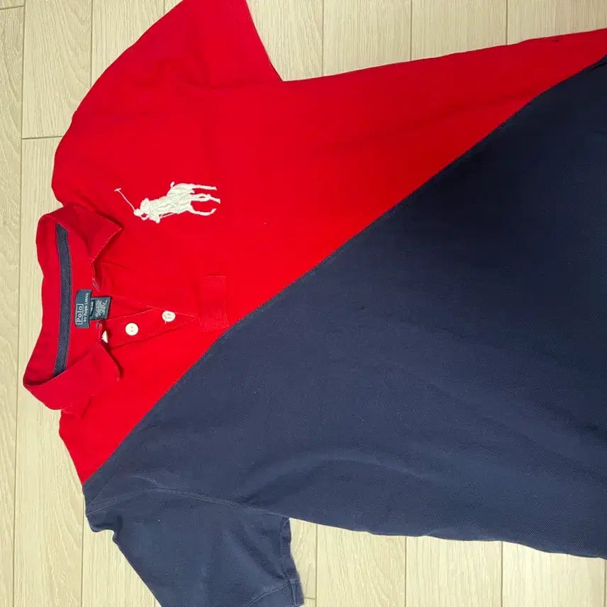 [BUNJANG] Polo Ralph Lauren Big Pony Color Block Polo Shirt XL / 폴로 빅포니 카라티 팔아요
