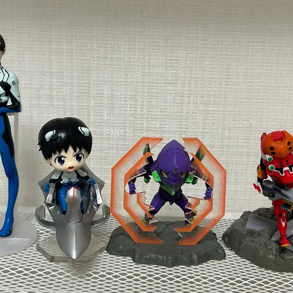 [BUNJANG] Evangelion Desktop Figure Set: Shinji, Unit-01, Unit-02 / 에반게리온 데스크탑 피규어 신지 초호기 2호기 피규어